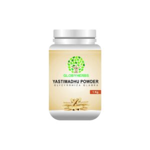 Globyherbs Mulethi Powder/Omorose Licorice/Yashtimadhu Root/Glycyrrhiza Glabra Powder For Hair, Skin And Health (1 Kg)