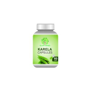 GLOBYHERBS Pure Natural Karela Capsules For Unisex Use For better Immune System60’s (Pack of 2)