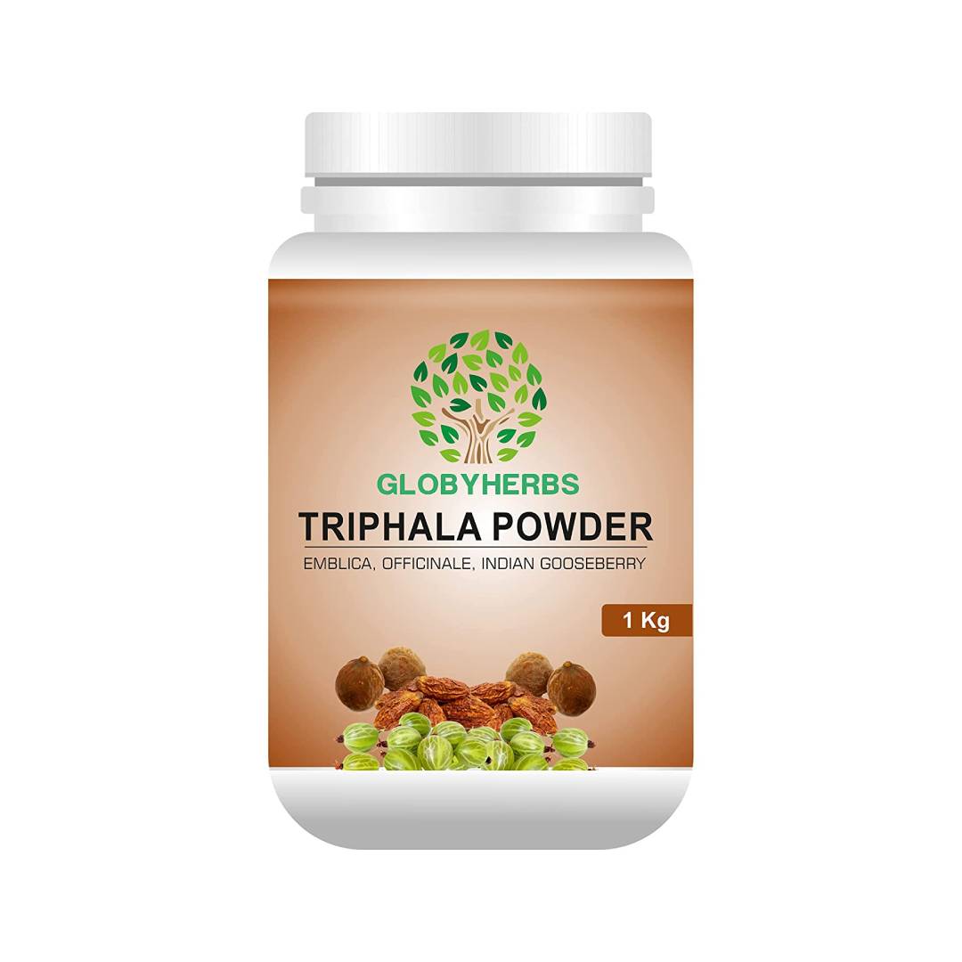 GLOBYHERBS Triphala (Emblica, Officinale, Indian Gooseberry) Powder 1kg GLOBYHERBS Triphala (Emblica, Officinale, Indian Gooseberry) Powder 1kg