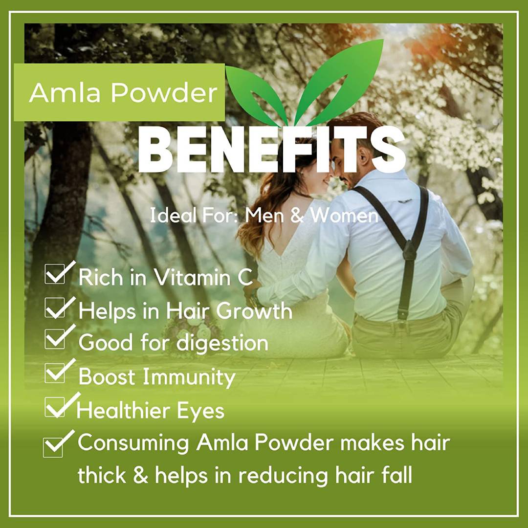 Globyherbs Pure Amla_Indian Goosberry Powder For Unisex Use for Better health Improvement 100g Pack of 2 (1) Globyherbs Pure Amla/Indian Goosberry Powder For Unisex Use for Better health Improvement 100g Pack of 2