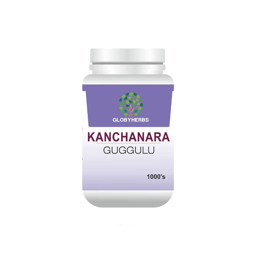 GLOBYHERBS Kanchanar Guggulu Natural Guggulu Extract, Immunity Booster, Health & Wellness Guggulu 1000's (Pack of 2) GLOBYHERBS Kanchanar Guggulu Natural Guggulu Extract, Immunity Booster, Health & Wellness Guggulu 1000's (Pack of 2)