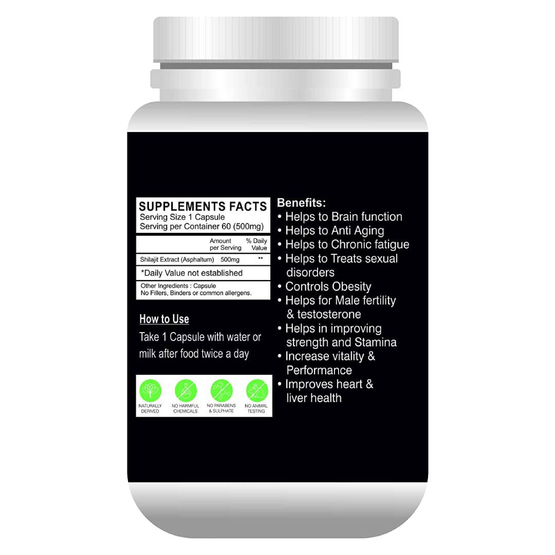 GLOBYHERBS Shilajit Capsule for Overall Health & Immunity,Shilajit, Capsule for Men_Ayurvedic Capsules for Strength & Power_Energy Booster Capsules. (1000's) (4) GLOBYHERBS Shilajit Capsule for Overall Health & Immunity,Shilajit, Capsule for Men/Ayurvedic Capsules for Strength & Power/Energy Booster Capsules. (1000's)