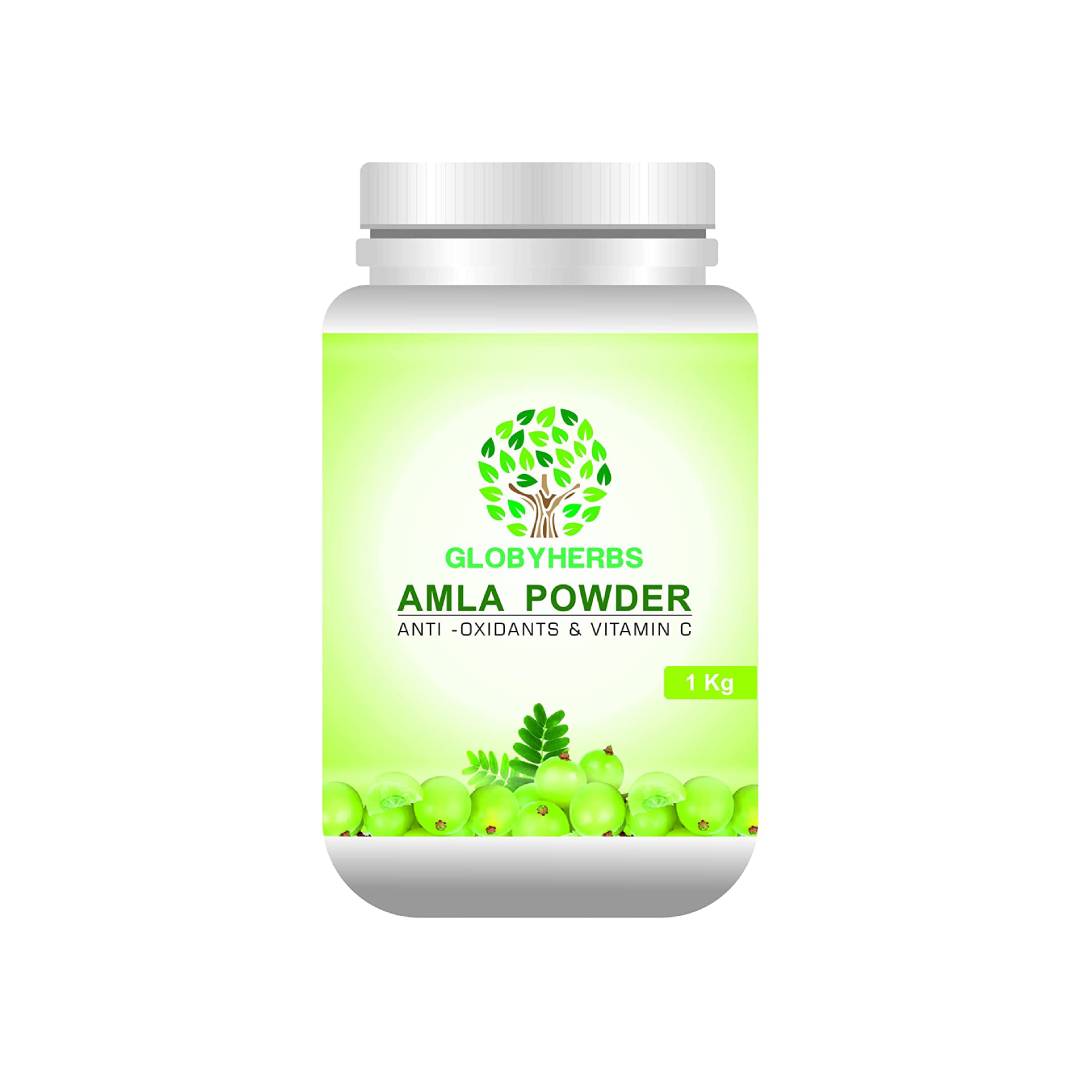 Globyherbs Pure Natural Amla Powder for Skin & Hair - Helps In Skin Brightening And Promotes Hair Growth - 100% Pure & Natural Powder 1kg https://www.amazon.in/GLOBYHERBS-Amla-Indian-Goosberry-Powder/dp/B09RKGHNDT